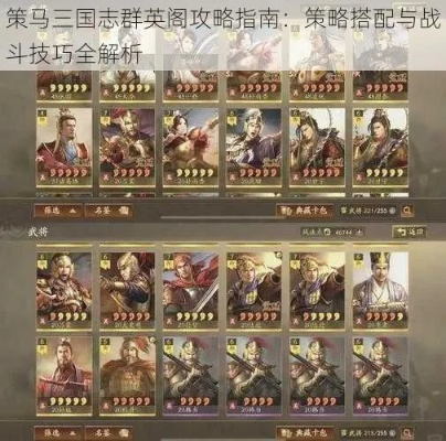 (策马三国志难度选择)揭秘策马三国志中平民最强阵容，带你探索无敌阵法！